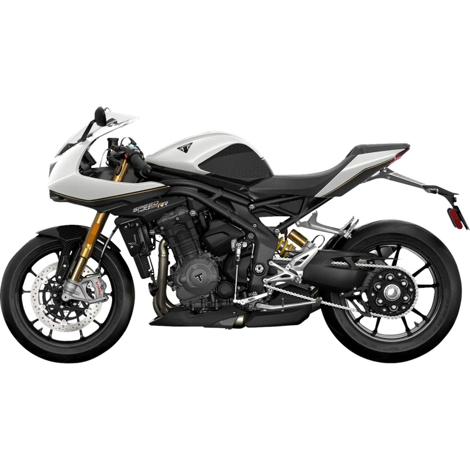 Stompgrip Traction Pad Tank Grips - Icon - Black for Speed Triple 1200RR/RS [MPN: 55-14-0183-1B]_1731810