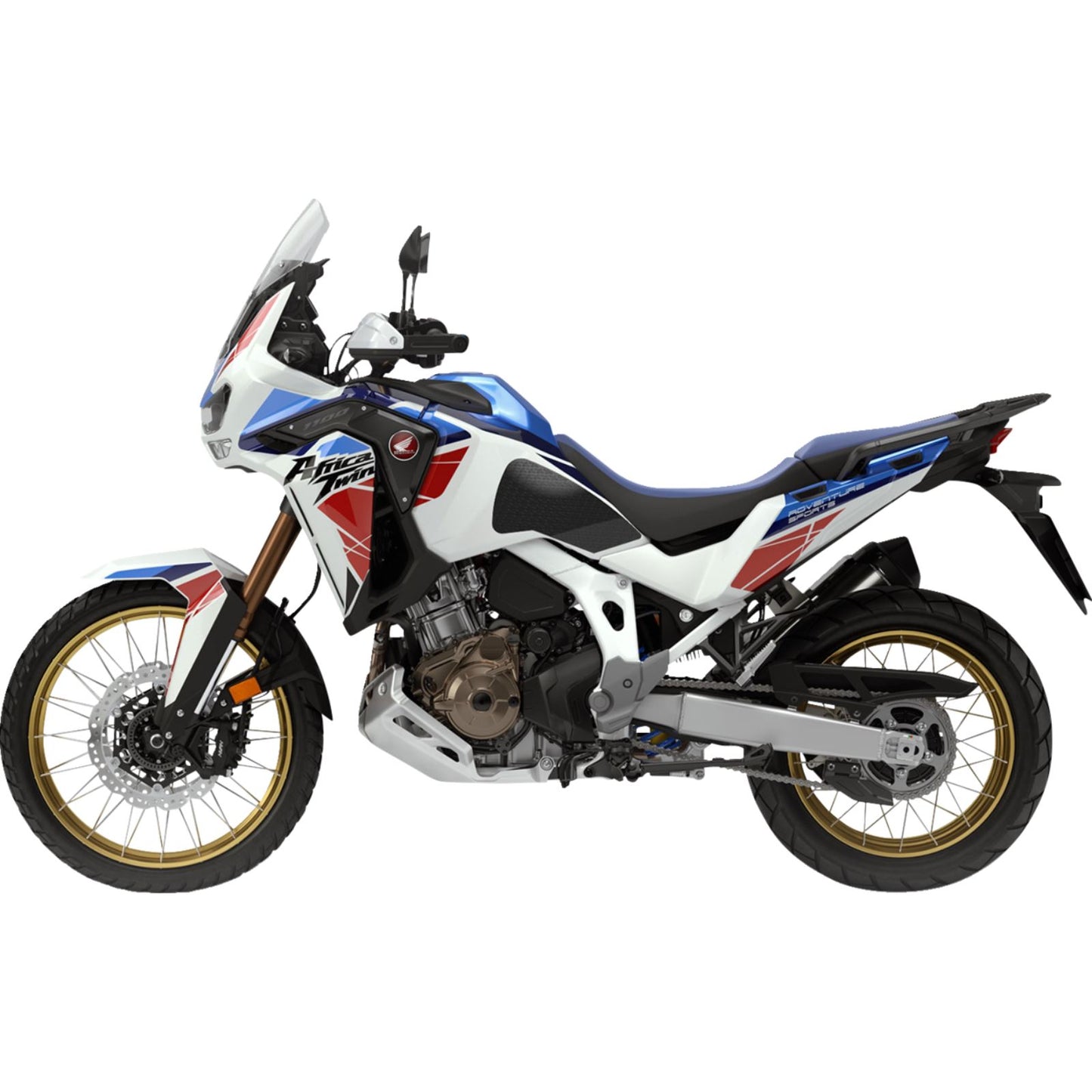 Stompgrip Traction Pad Tank Grips Icon Black for Africa Twin Adventure Sports [MPN: 55-14-0189B]_1731431