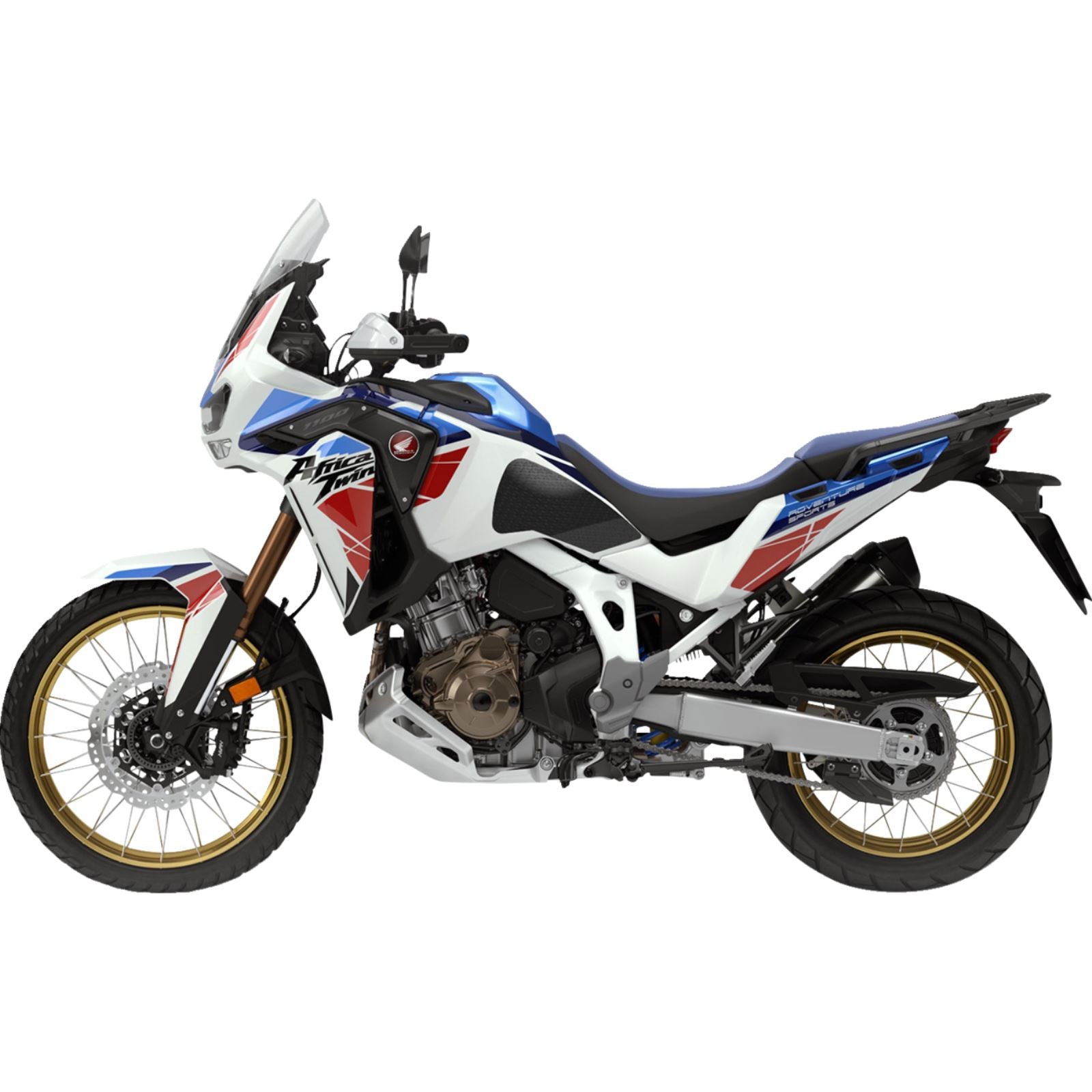 Stompgrip Traction Pad Tank Grips Icon Black for Africa Twin Adventure Sports [MPN: 55-14-0189B]_1731431