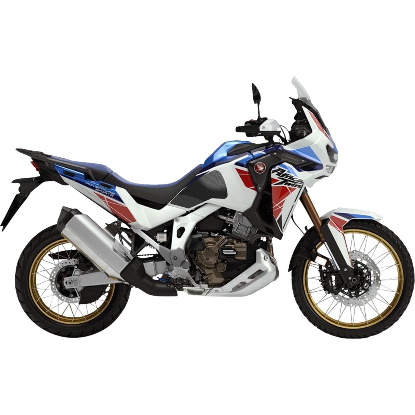 Stompgrip Traction Pad Tank Grips Icon Black for Africa Twin Adventure Sports [MPN: 55-14-0189B]_1731845