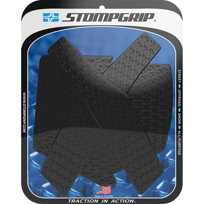 Stompgrip Traction Pad Tank Grips - Icon - Black for CRF300L/Rally [MPN: 55-14-0190B]_1731865