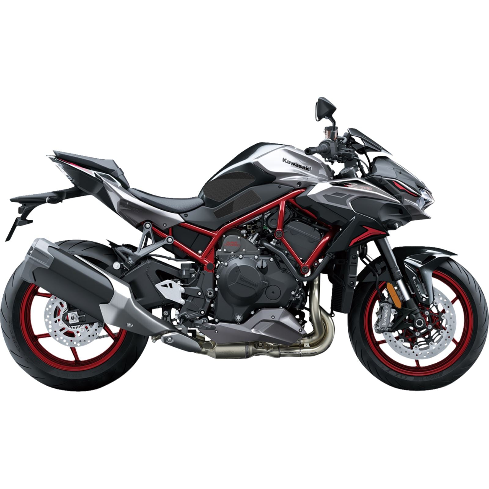 Stompgrip Traction Pad Tank Grips - Icon - Black for Z H2 [MPN: 55-14-0201B]_1731481