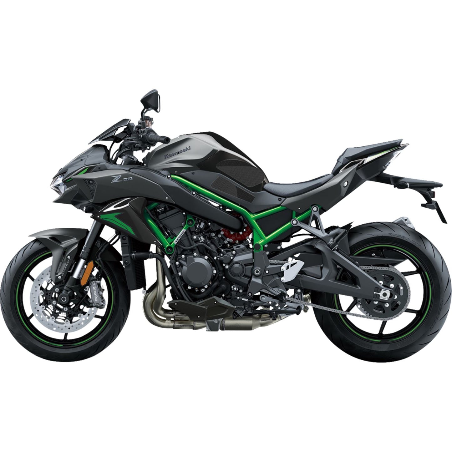 Stompgrip Traction Pad Tank Grips - Icon - Black for Z H2 [MPN: 55-14-0201B]_1731639