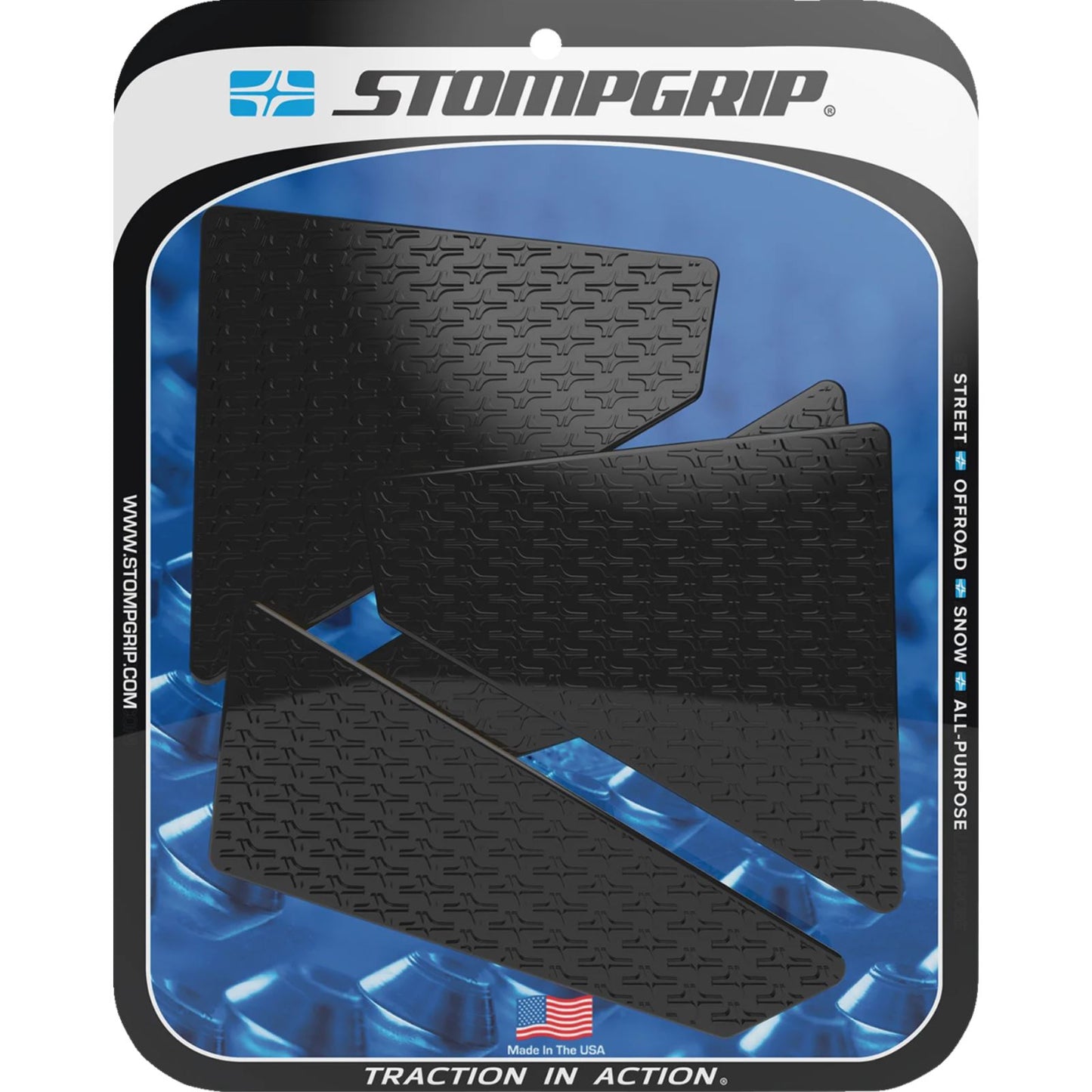 Stompgrip Traction Pad Tank Grips - Icon - Black for 1390 Super Duke R EVO [MPN: 55-14-0213B]_1731773