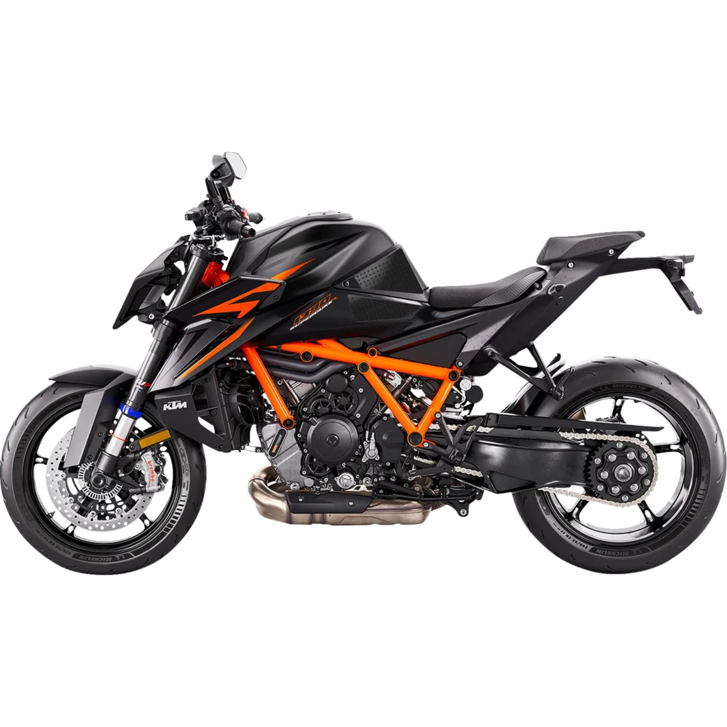 Stompgrip Traction Pad Tank Grips - Icon - Black for 1390 Super Duke R EVO [MPN: 55-14-0213B]_1731856
