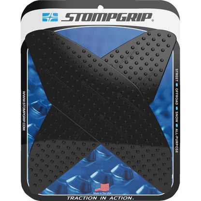 Stompgrip Traction Pad Tank Grips - Volcano - Black for GSX-S 1000/GT [MPN: 55-10-0188B]_1731814
