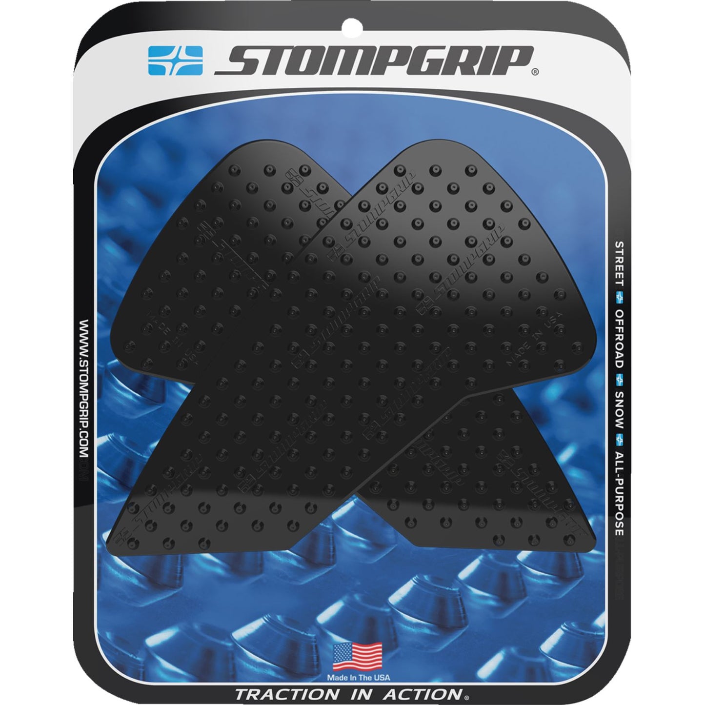 Stompgrip Pad Tank Grips Volcano Black for Africa Twin Adventure Sports ES/DCT [MPN: 55-10-0189B]_1731631