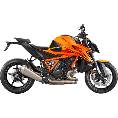 Stompgrip Traction Pad Tank Grips - Volcano - Black for 1390 Super Duke R EVO [MPN: 55-10-0213B]_1731858