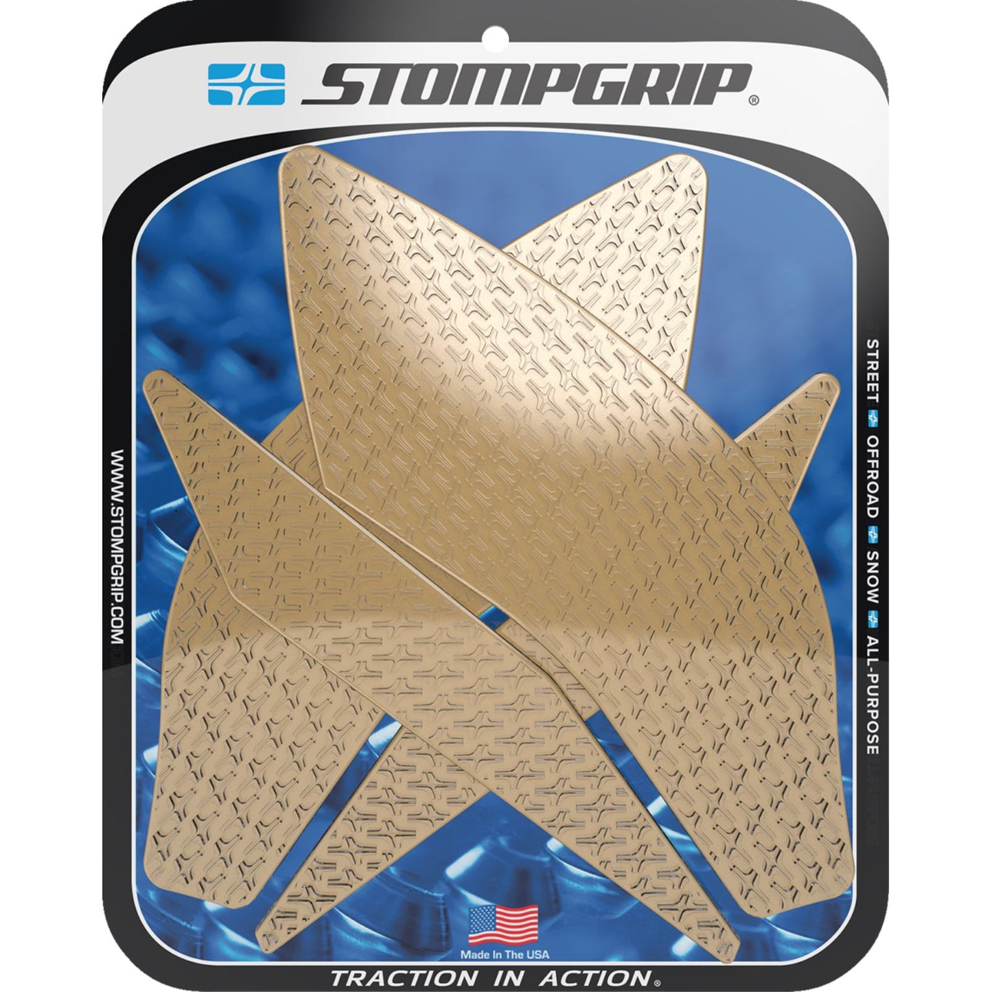 Stompgrip Traction Pad Tank Grips - Icon - Clear for YZF-R1 [MPN: 55-14-0099C]_1731857