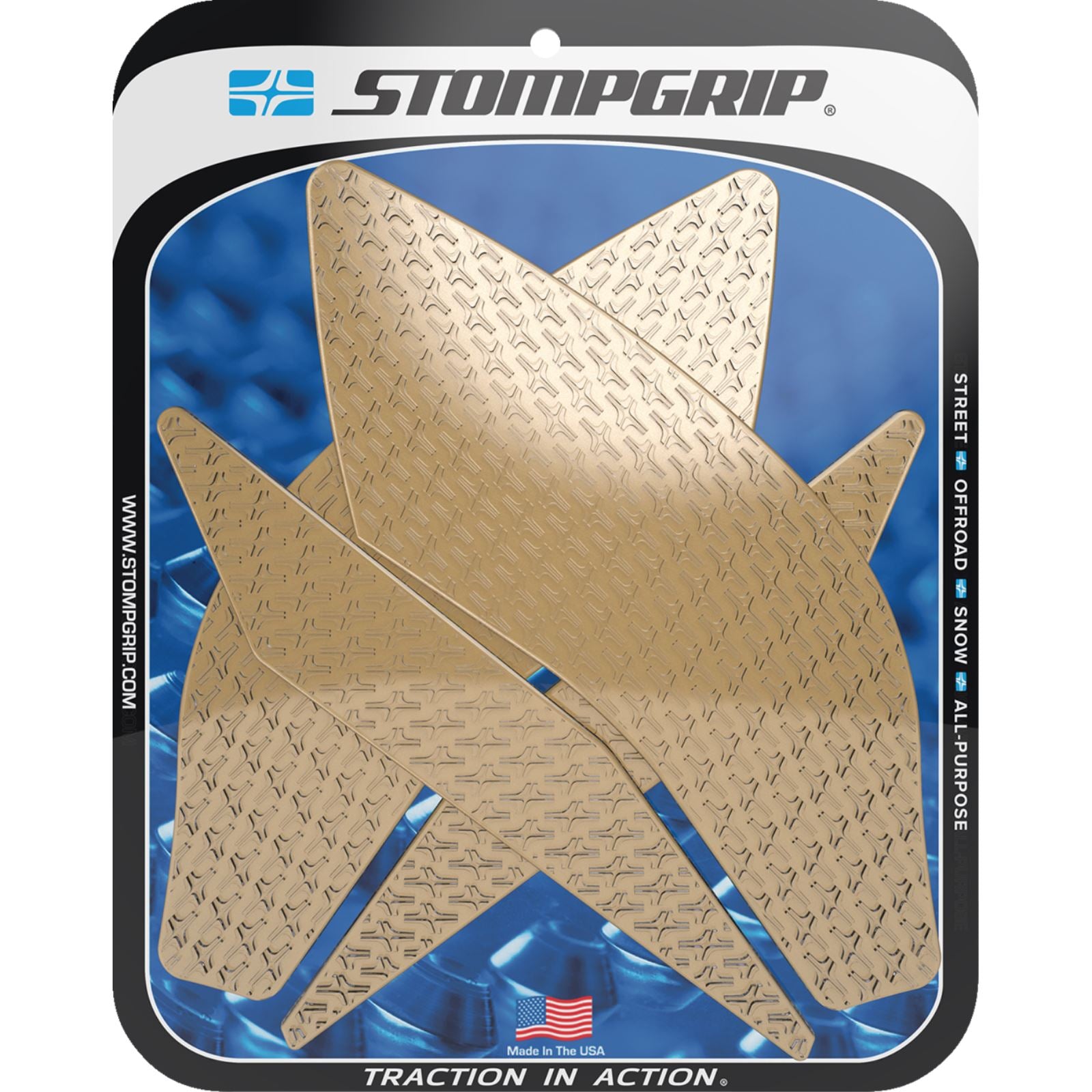 Stompgrip Traction Pad Tank Grips - Icon - Clear for YZF-R1 [MPN: 55-14-0099C]_1731857
