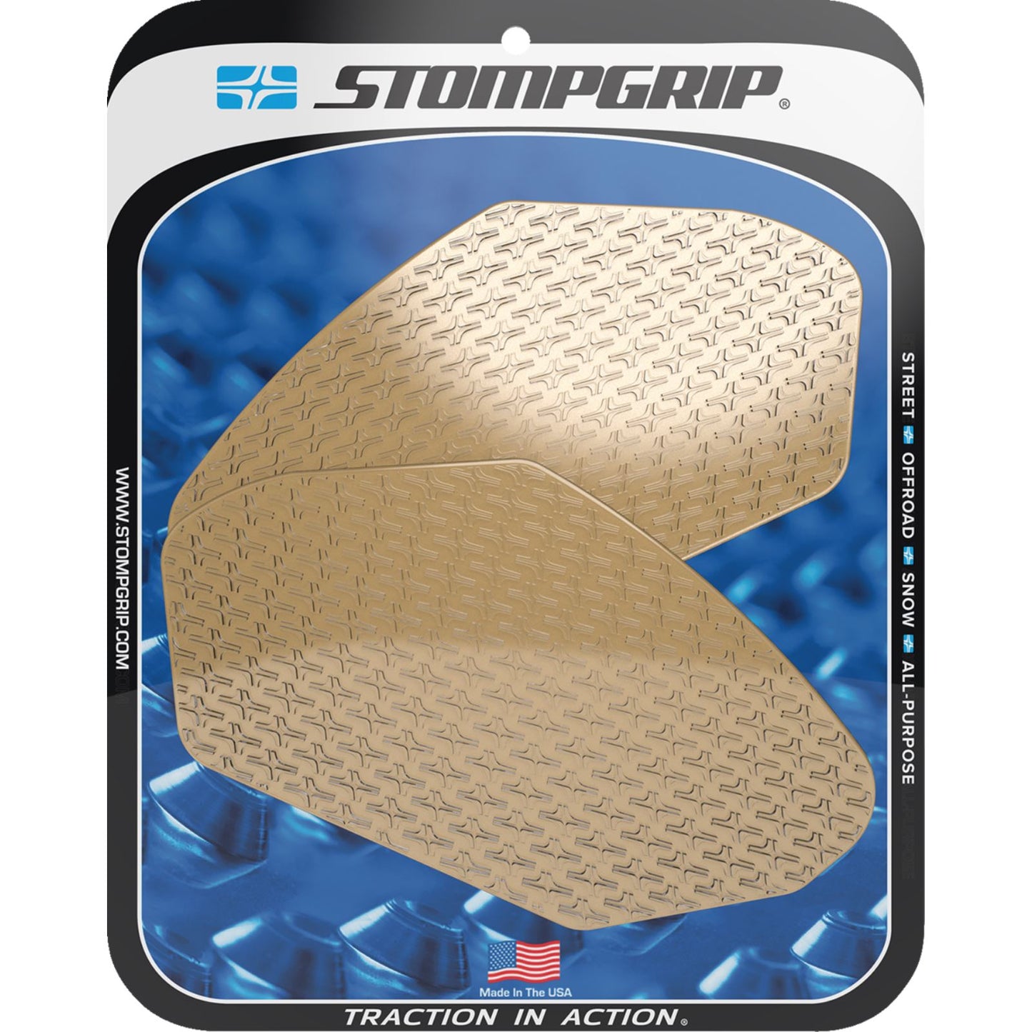 Stompgrip Traction Pad Tank Grips - Icon - Clear for Ninja 650 | Z 400/650 [MPN: 55-14-0140C]_1731756