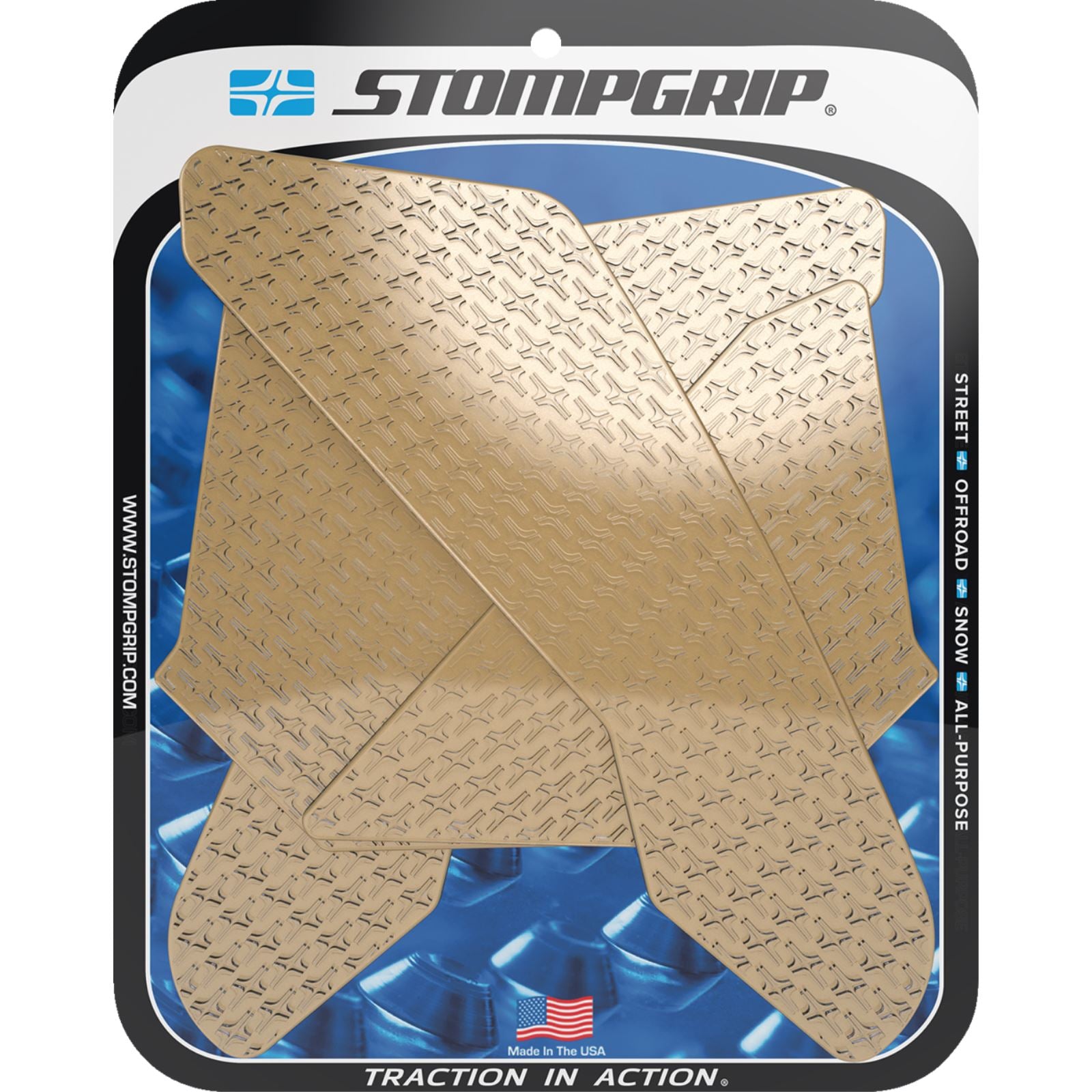 Stompgrip Traction Pad Tank Grips - Icon - Clear for CBR1000RR [MPN: 55-14-0142C]_1731570