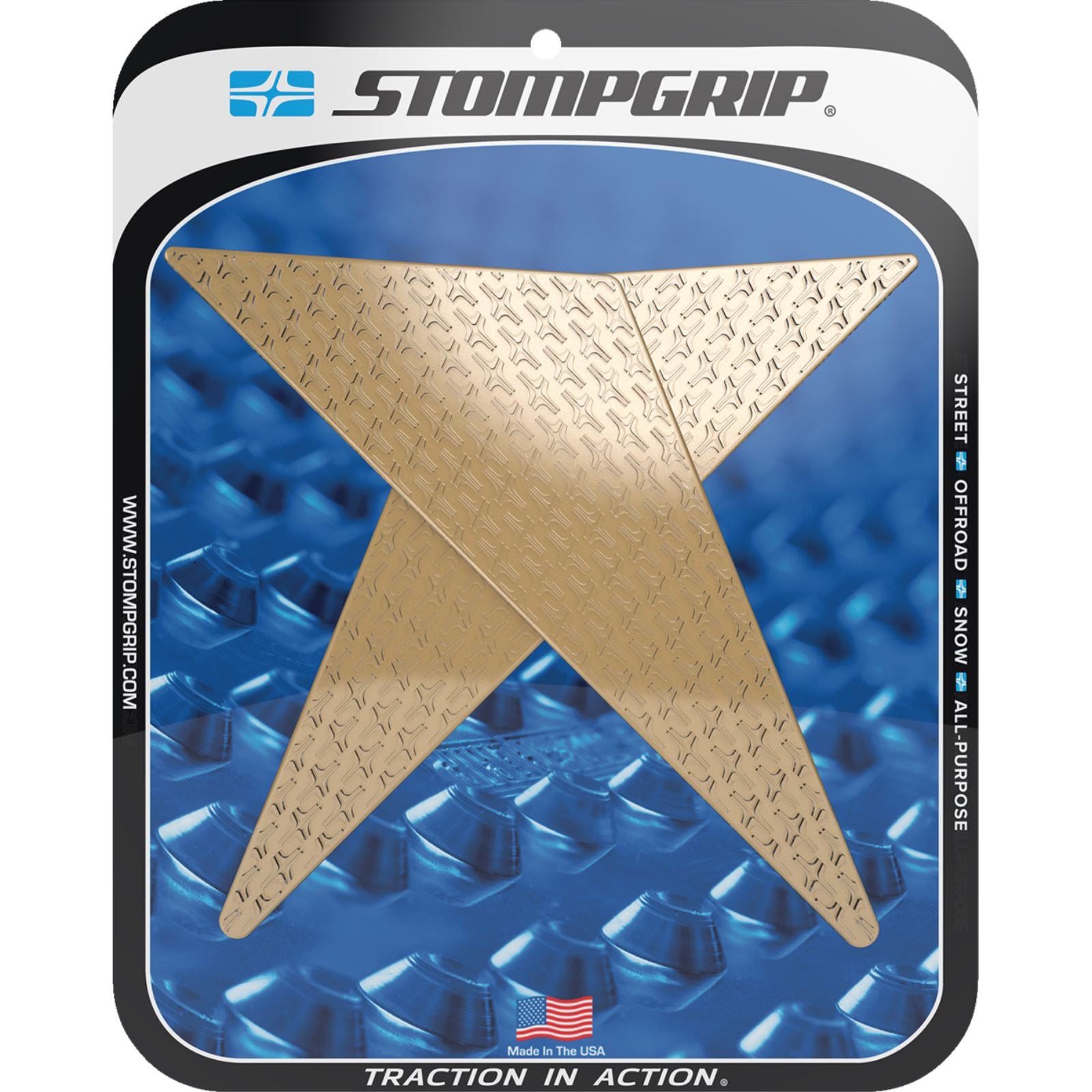 Stompgrip Traction Pad Tank Grips - Icon - Clear for Gold Wing - DCT/Tour [MPN: 55-14-0156C]_1731587