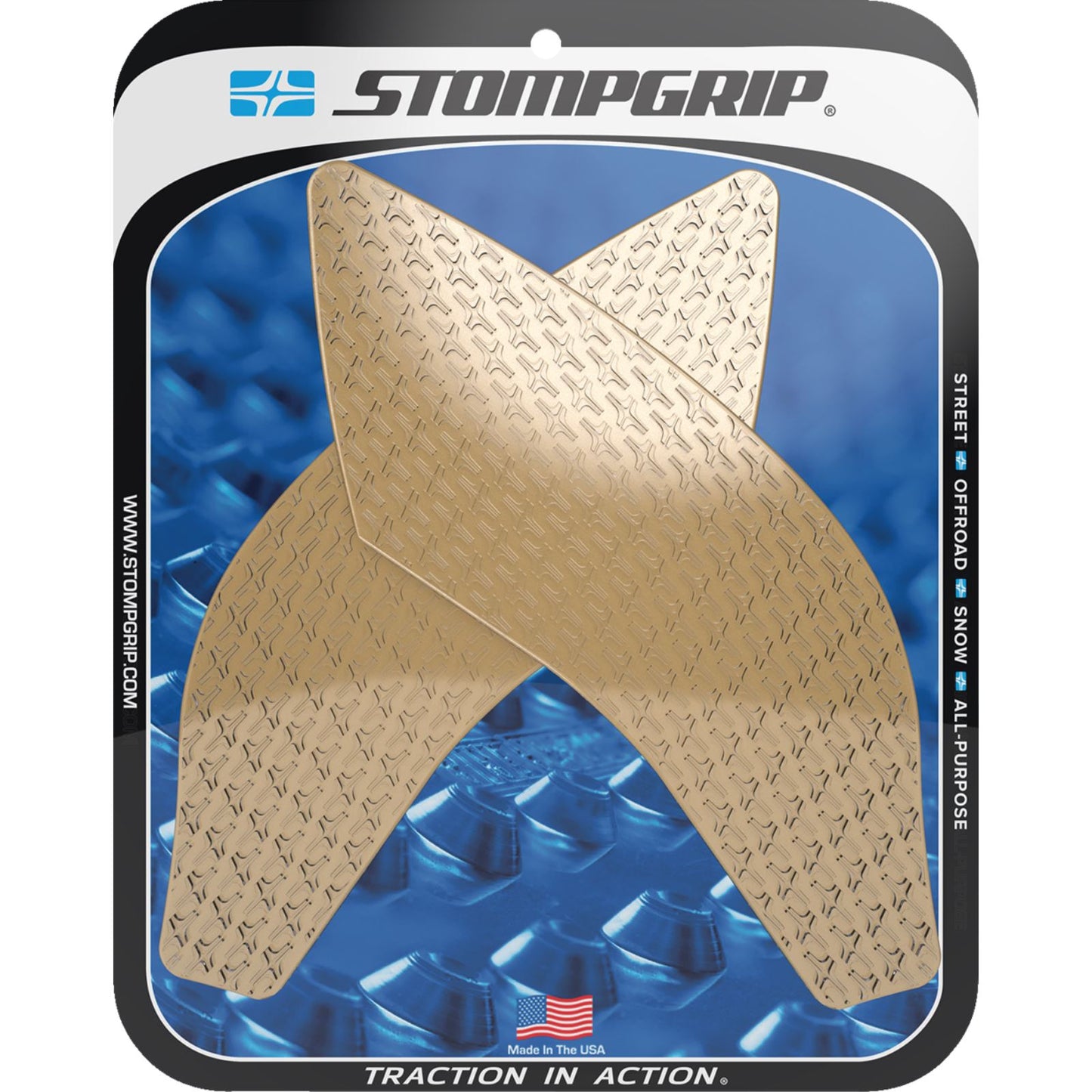 Stompgrip Traction Pad Tank Grips - Icon - Clear for Honda [MPN: 55-14-0161C]_1731536