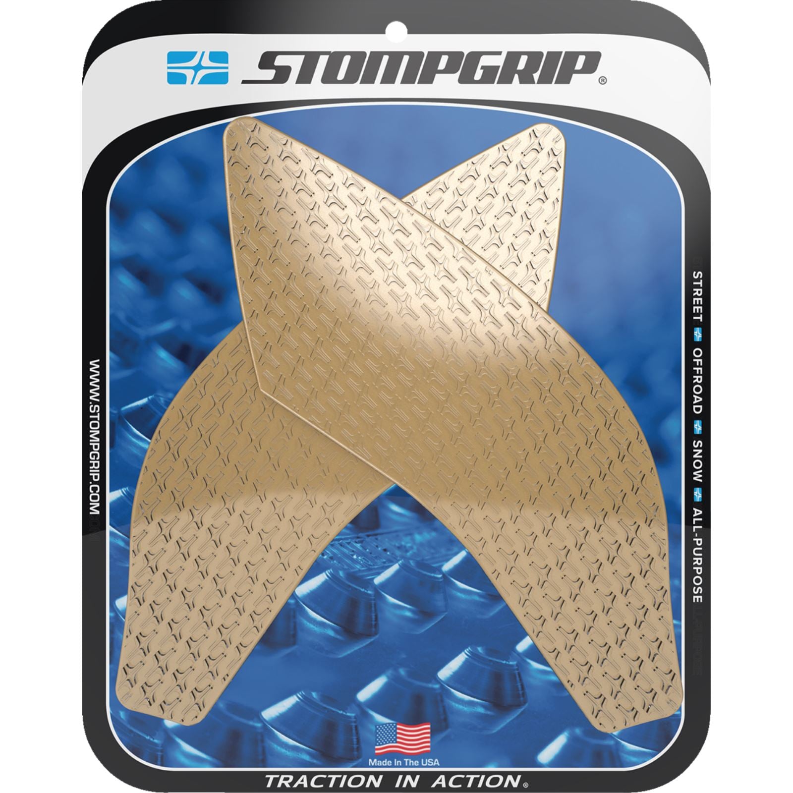 Stompgrip Traction Pad Tank Grips - Icon - Clear for Honda [MPN: 55-14-0161C]_1731536