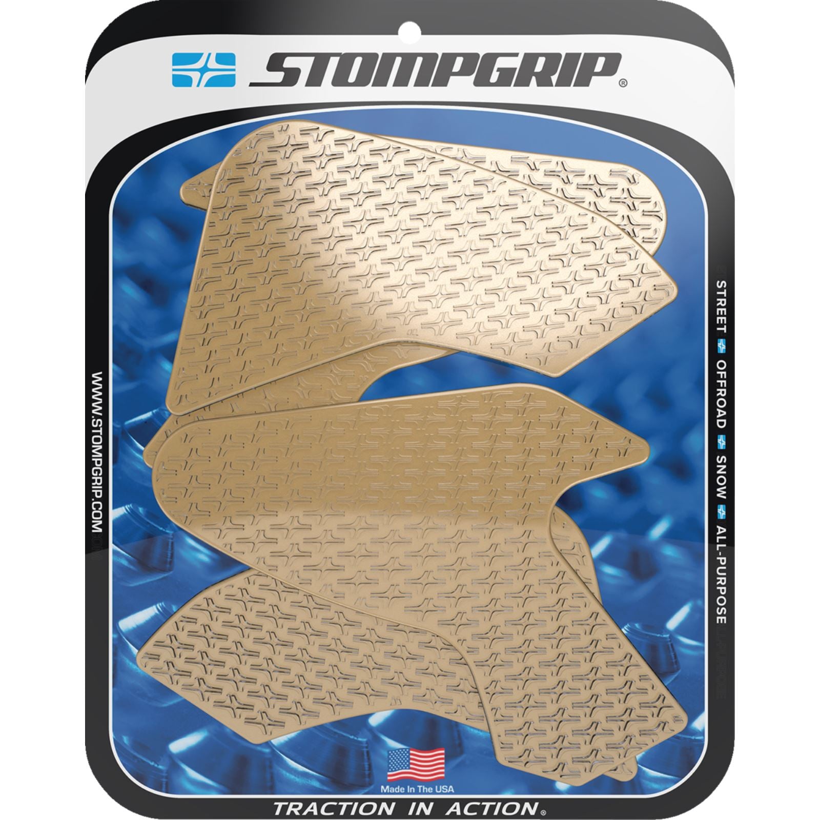 Stompgrip Traction Pad Tank Grips - Icon - Clear for F 900 R [MPN: 55-14-0176C]_1731825