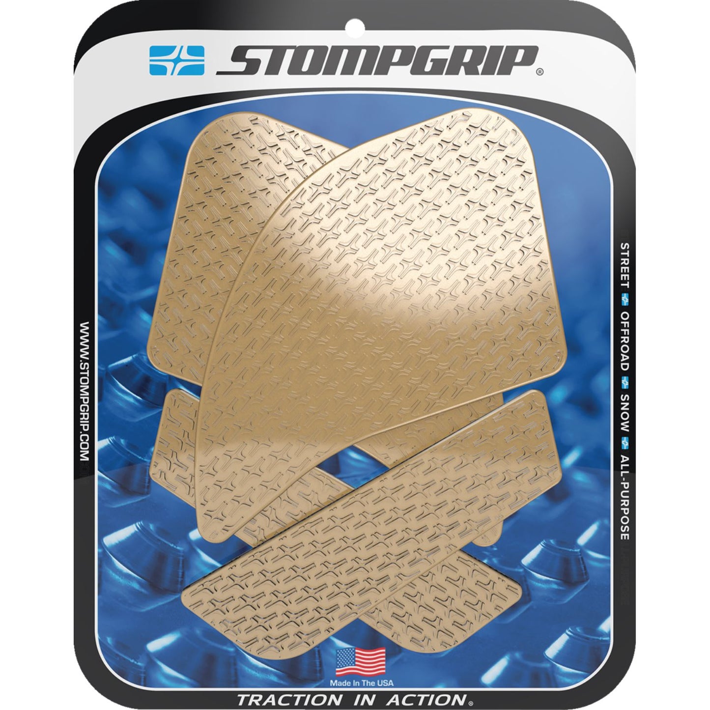 Stompgrip Traction Pad Tank Grips - Icon - Clear for Ninja 1000 SX [MPN: 55-14-0178C]_1731534