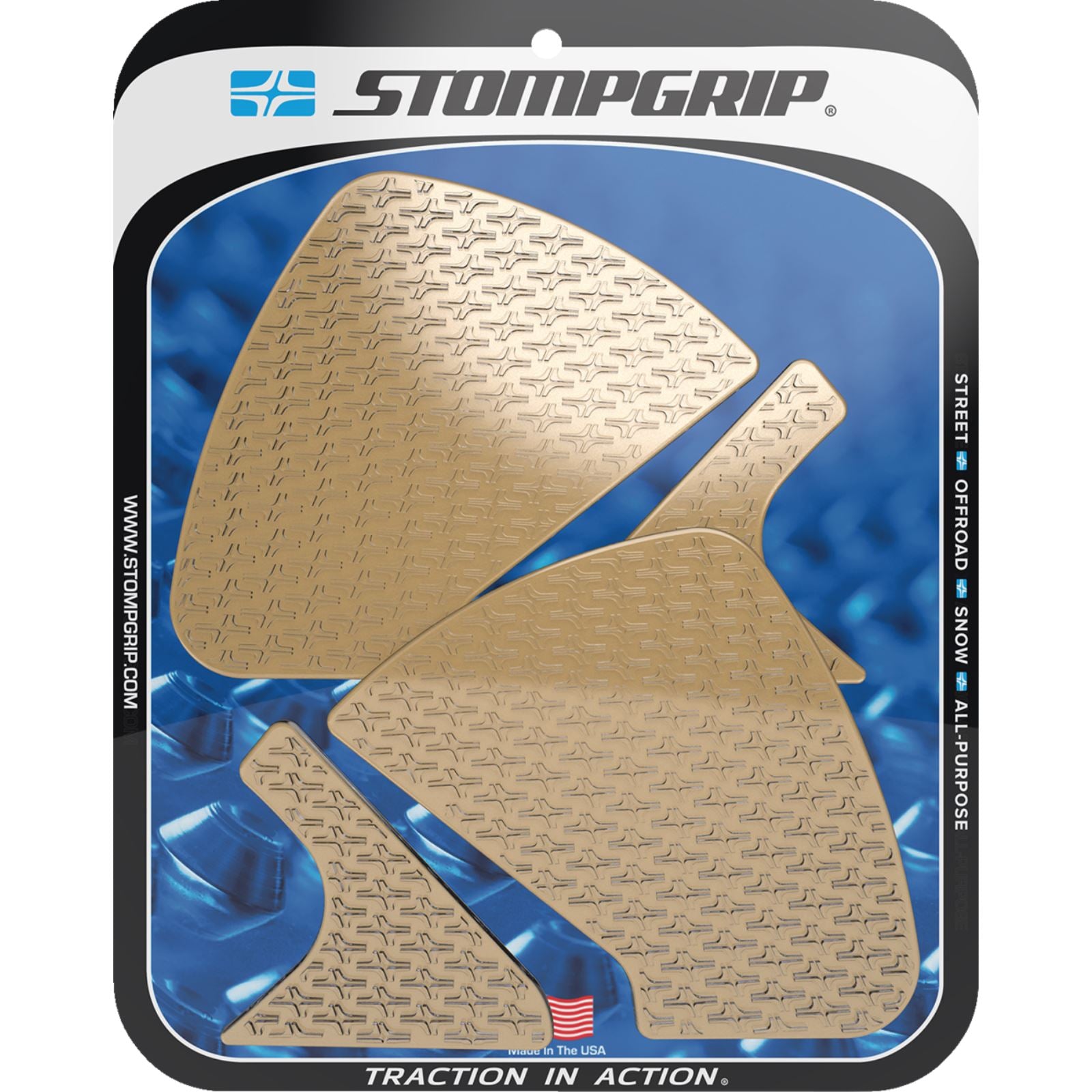 Stompgrip Traction Pad Tank Grips - Icon - Clear for Monster Plus/1200 SP [MPN: 55-14-0184C]_1731742
