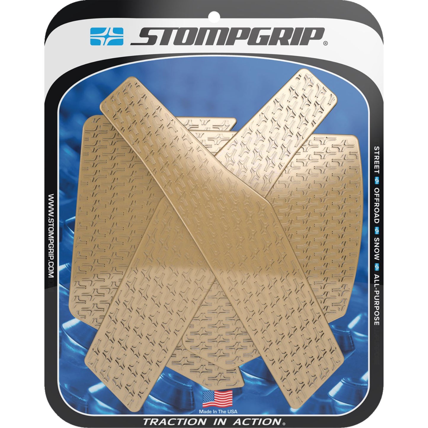 Stompgrip Traction Pad Tank Grips - Icon - Clear for CRF300L/Rally [MPN: 55-14-0190C]_1731754