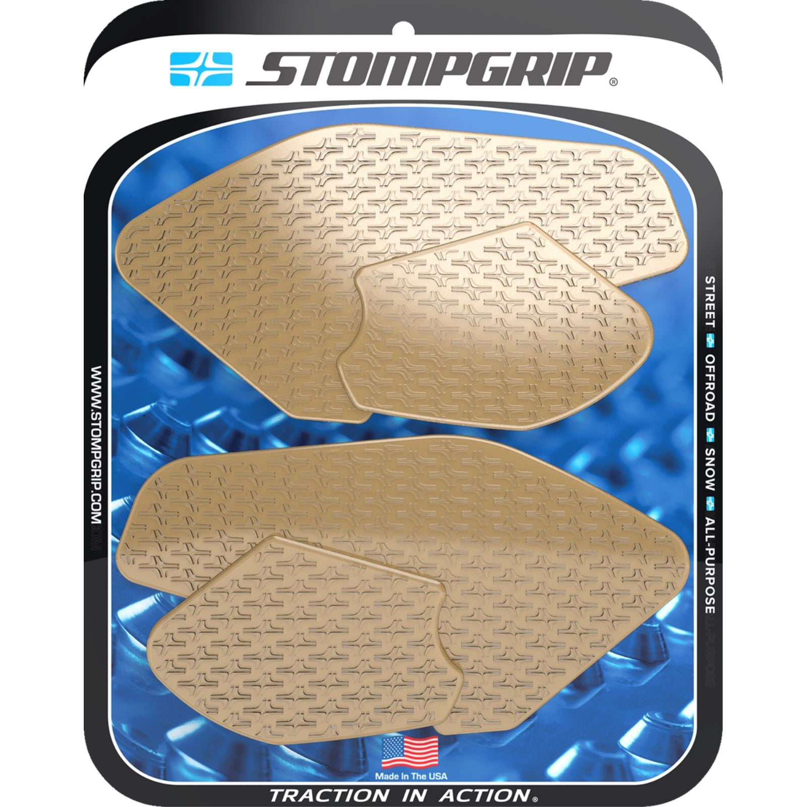 Stompgrip Traction Pad Tank Grips - Icon - Clear for MT-07 [MPN: 55-14-0195C]_1731842