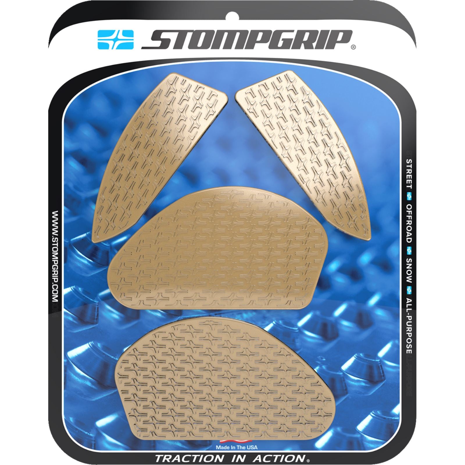 Stompgrip Traction Pad Tank Grips - Icon - Clear for MT-03 [MPN: 55-14-0205C]_1731803