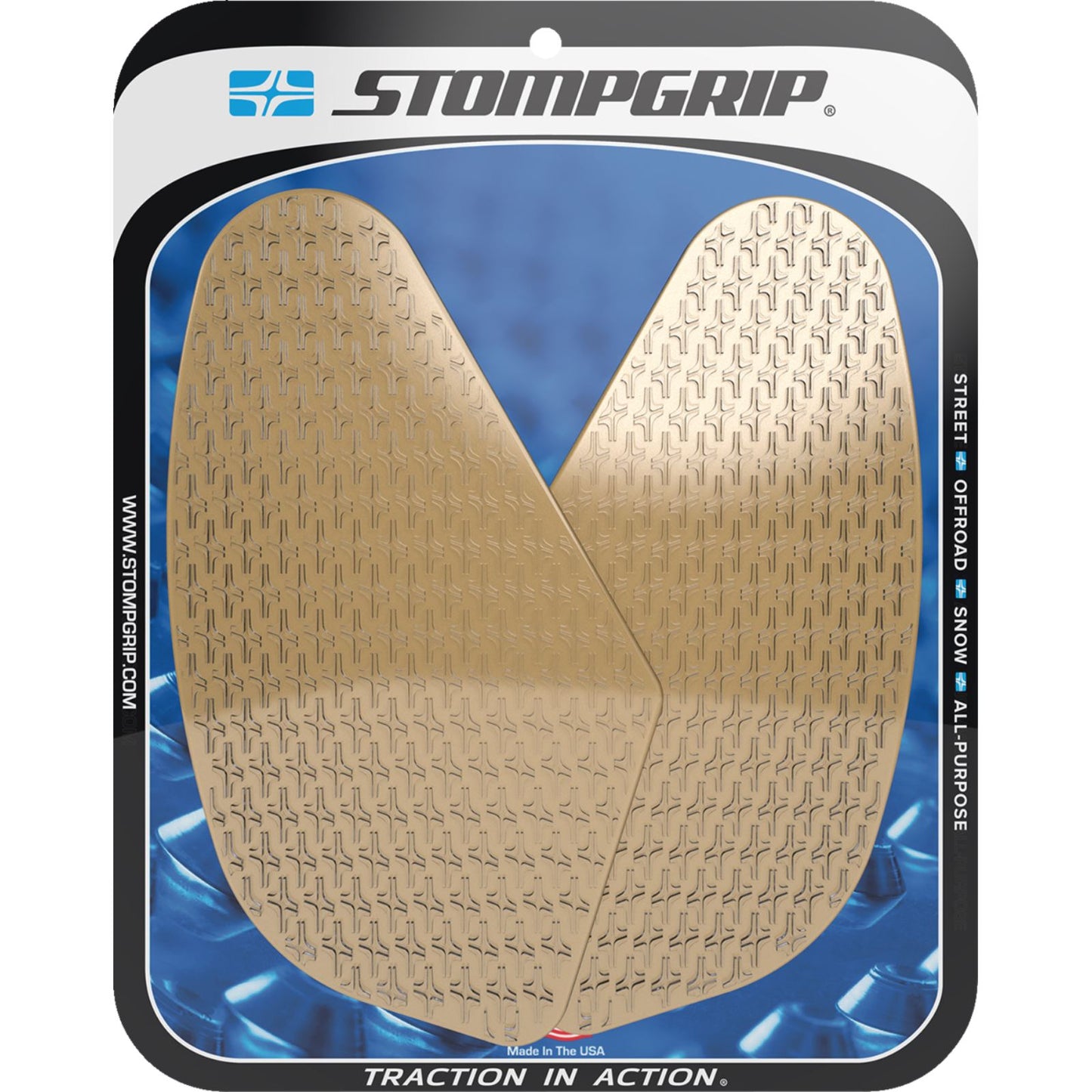 Stompgrip Traction Pad Tank Grips - Icon - Clear for Tracer 9 GT [MPN: 55-14-0209C]_1731506