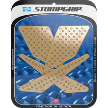 Stompgrip Traction Pad Tank Grips - Volcano - Clear for KLR 300/SM [MPN: 55-10-0089-1C]_1731531