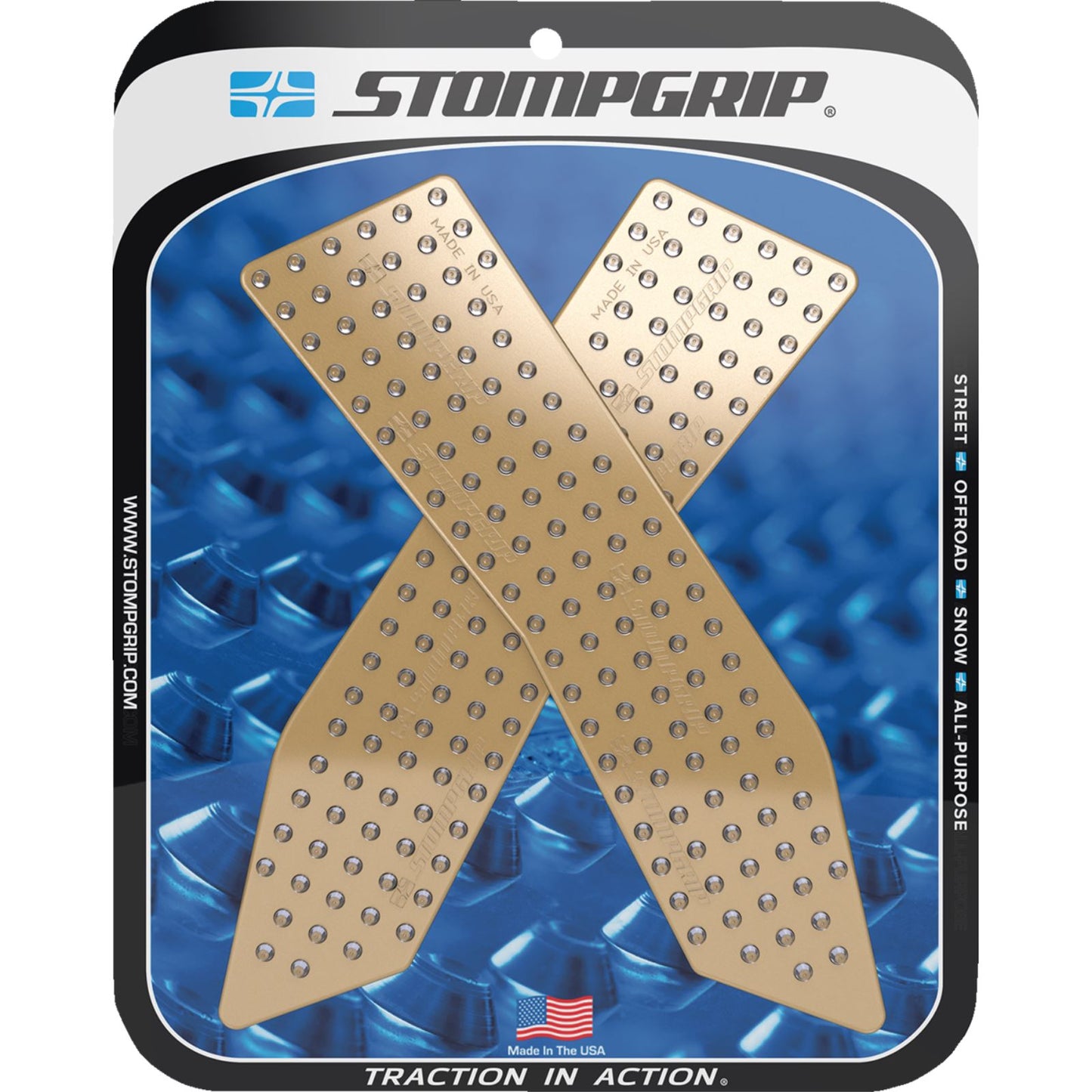 Stompgrip Traction Pad Tank Grips - Volcano - Clear for K 1600 [MPN: 55-10-0135C]_1731602