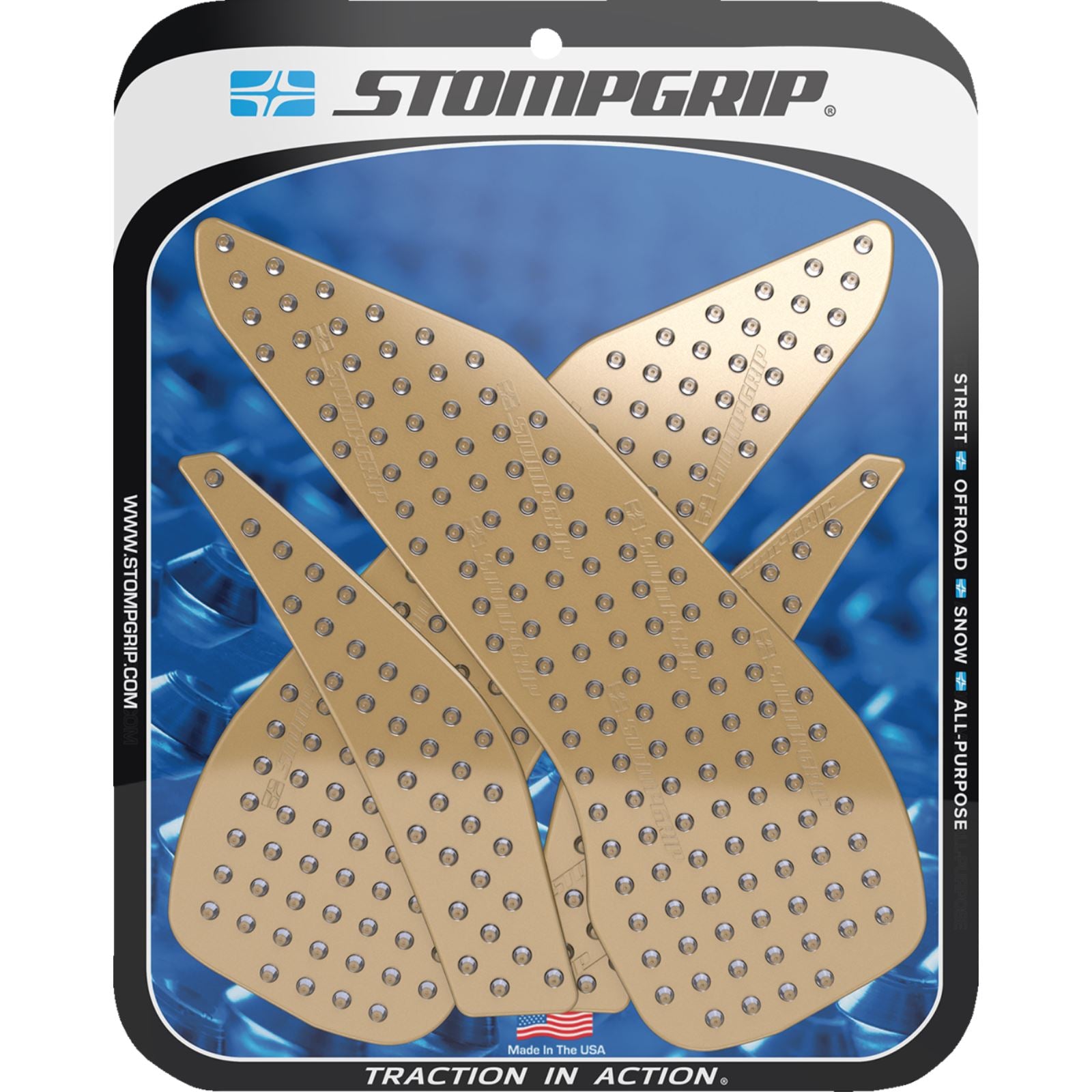 Stompgrip Traction Pad Tank Grips - Volcano - Clear for Hypermotard 950/SP [MPN: 55-10-0166C]_1731509