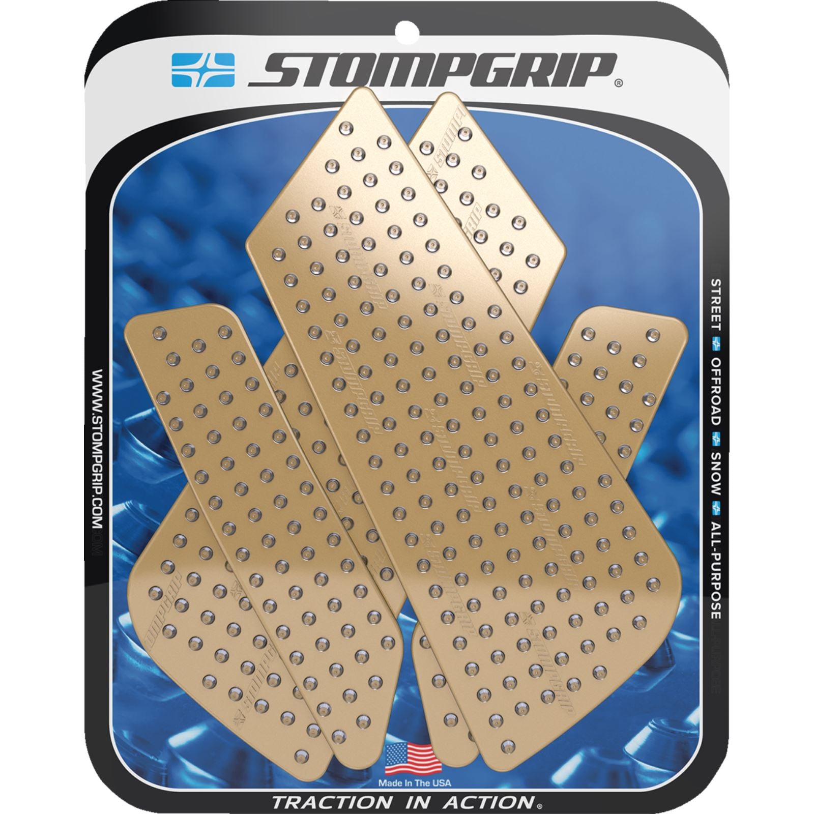 Stompgrip Traction Pad Tank Grips - Volcano - Clear for S 1000 XR/M 1000 XR [MPN: 55-10-0174C]_1731556