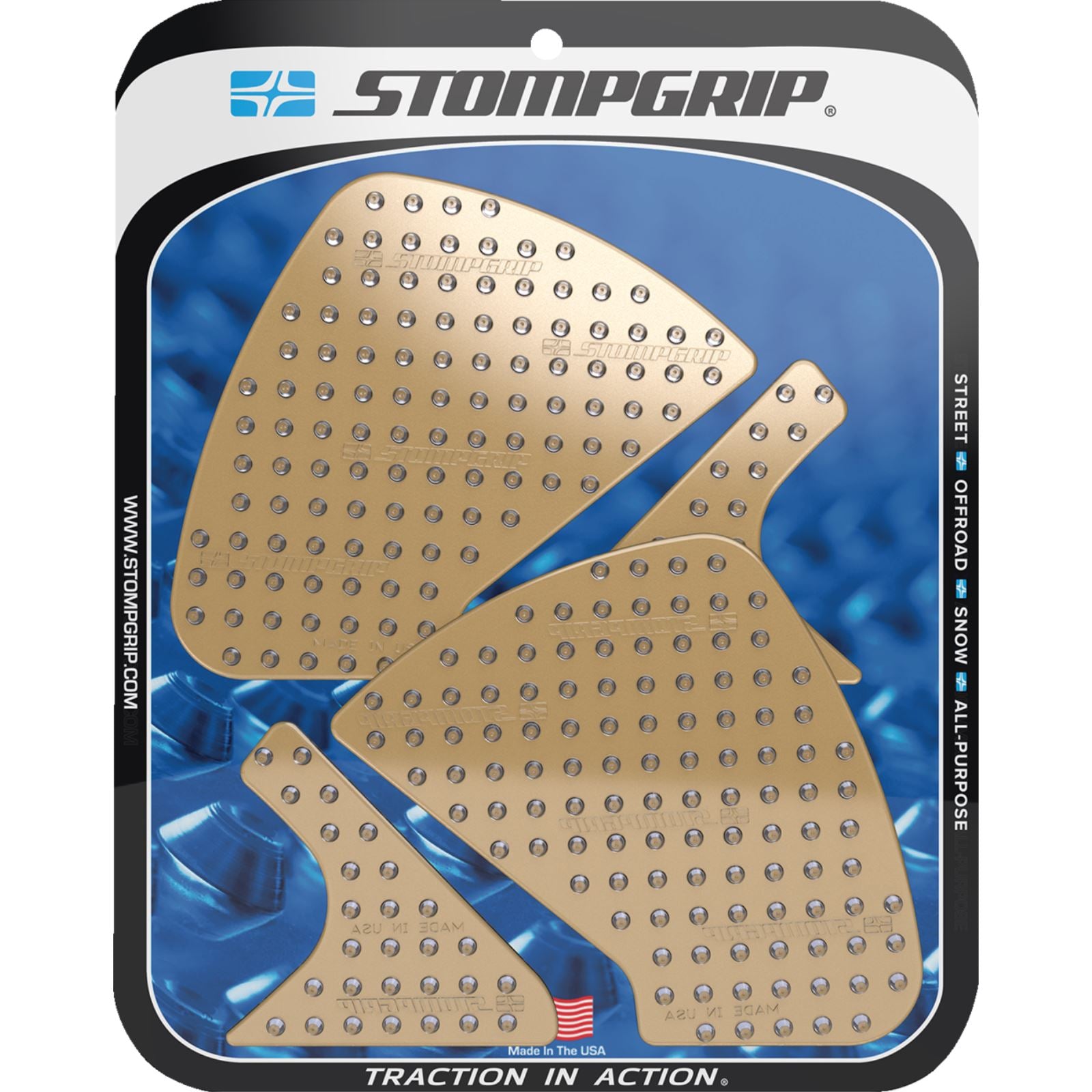 Stompgrip Traction Pad Tank Grips - Icon - Clear for Monster Plus/1200 SP [MPN: 55-10-0184C]_1731611