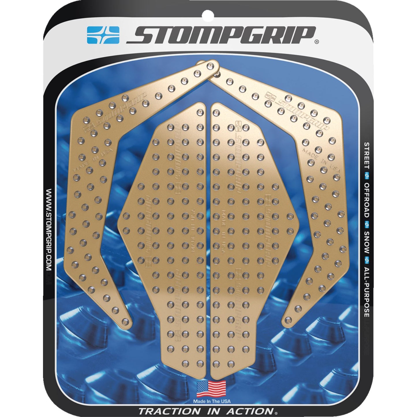 Stompgrip Traction Pad Tank Grips - Volcano - Clear for GSX-S 1000SM Katana [MPN: 55-10-0187C]_1731624
