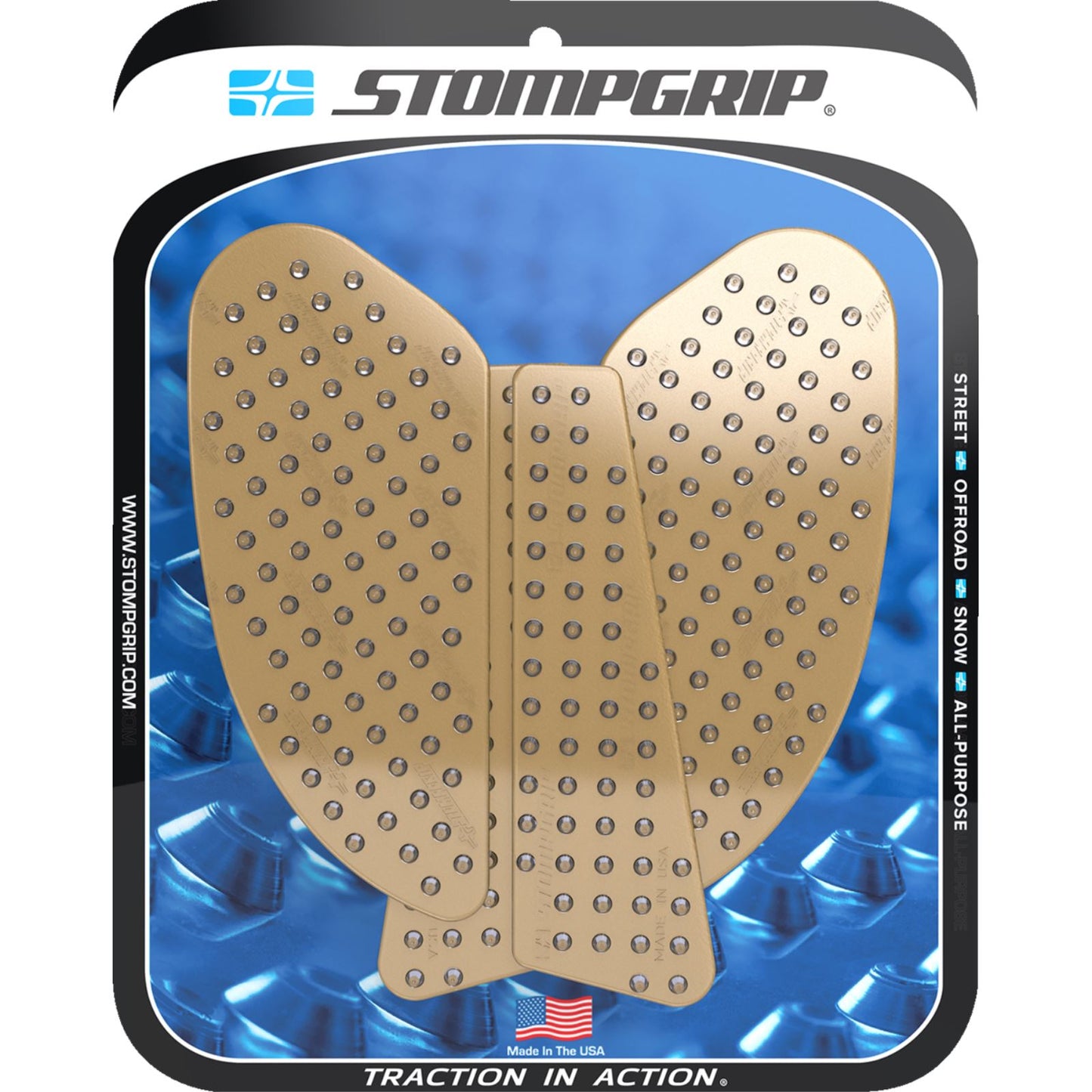 Stompgrip Traction Pad Tank Grips - Volcano - Clear for Z H2 [MPN: 55-10-0201C]_1731883