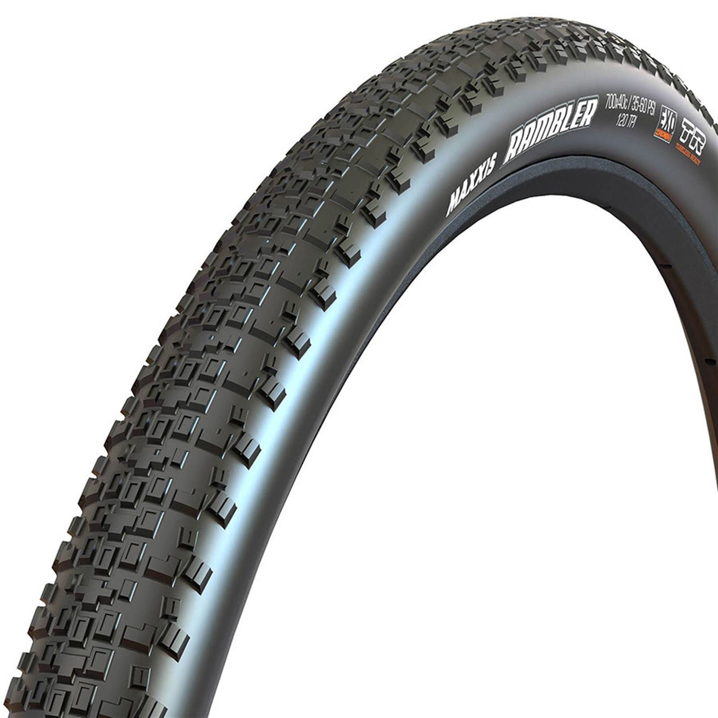 Maxxis - Bicycle Rambler Gravel Tire 700x45C HYPR-X - EXO 120TPI - Black [MPN: TB00577200]_1782955