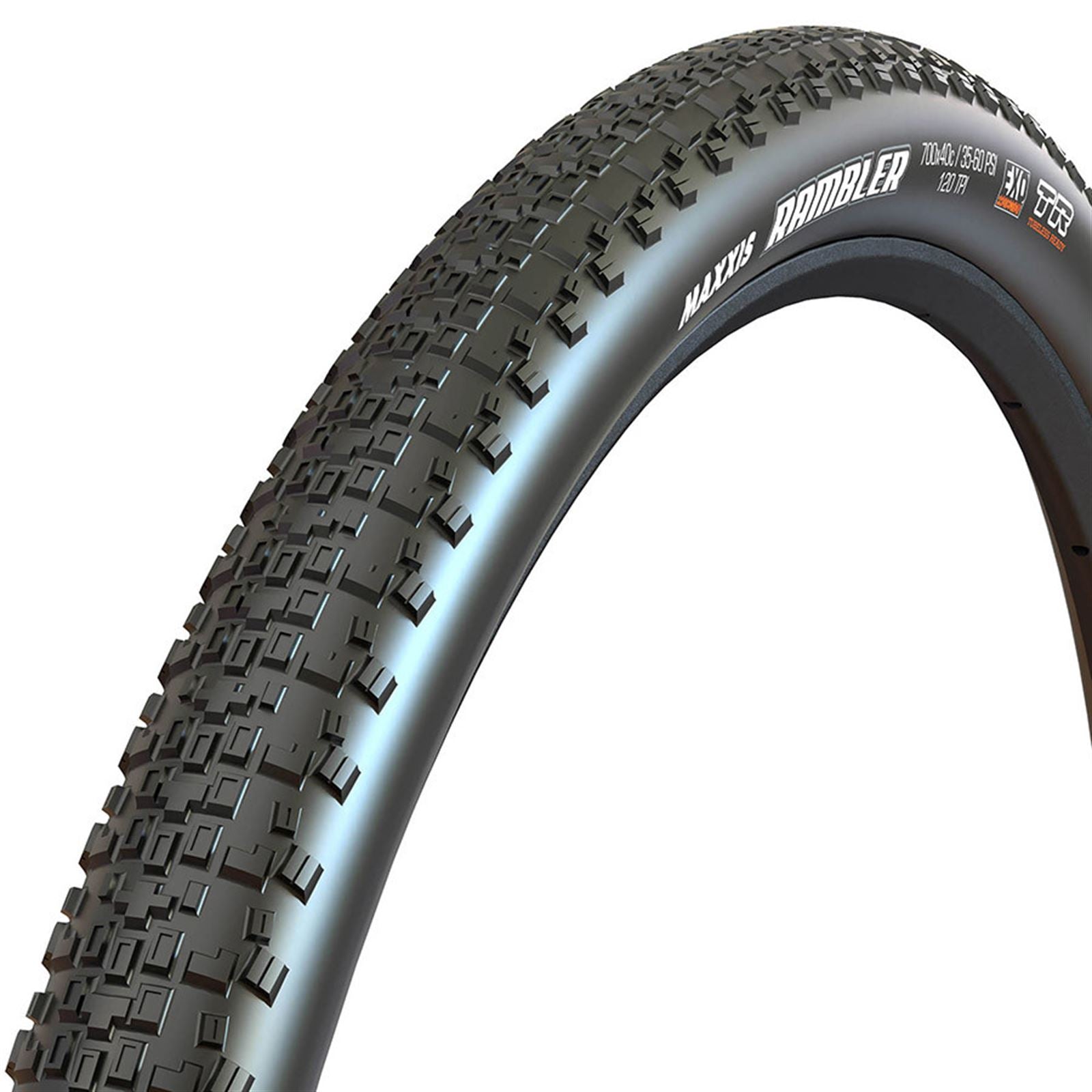 Maxxis - Bicycle Rambler Gravel Tire 700x45C HYPR-X - EXO 120TPI - Black [MPN: TB00577200]_1782955