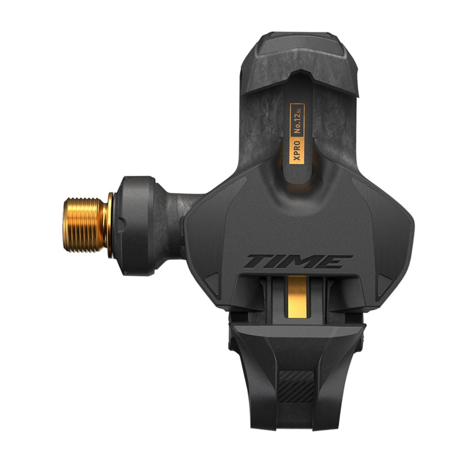 TIME Sport XPRO12SL C1 51mm Pedals Body: Carbon Spindle: Titanium Gold Pair [MPN: 00.6718.047.000]_1732077