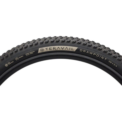 Teravail Drawpoint Tire - 29 x 2.4, Tubeless, Folding, Black, Light Trail [MPN: 19-000547]_1932705