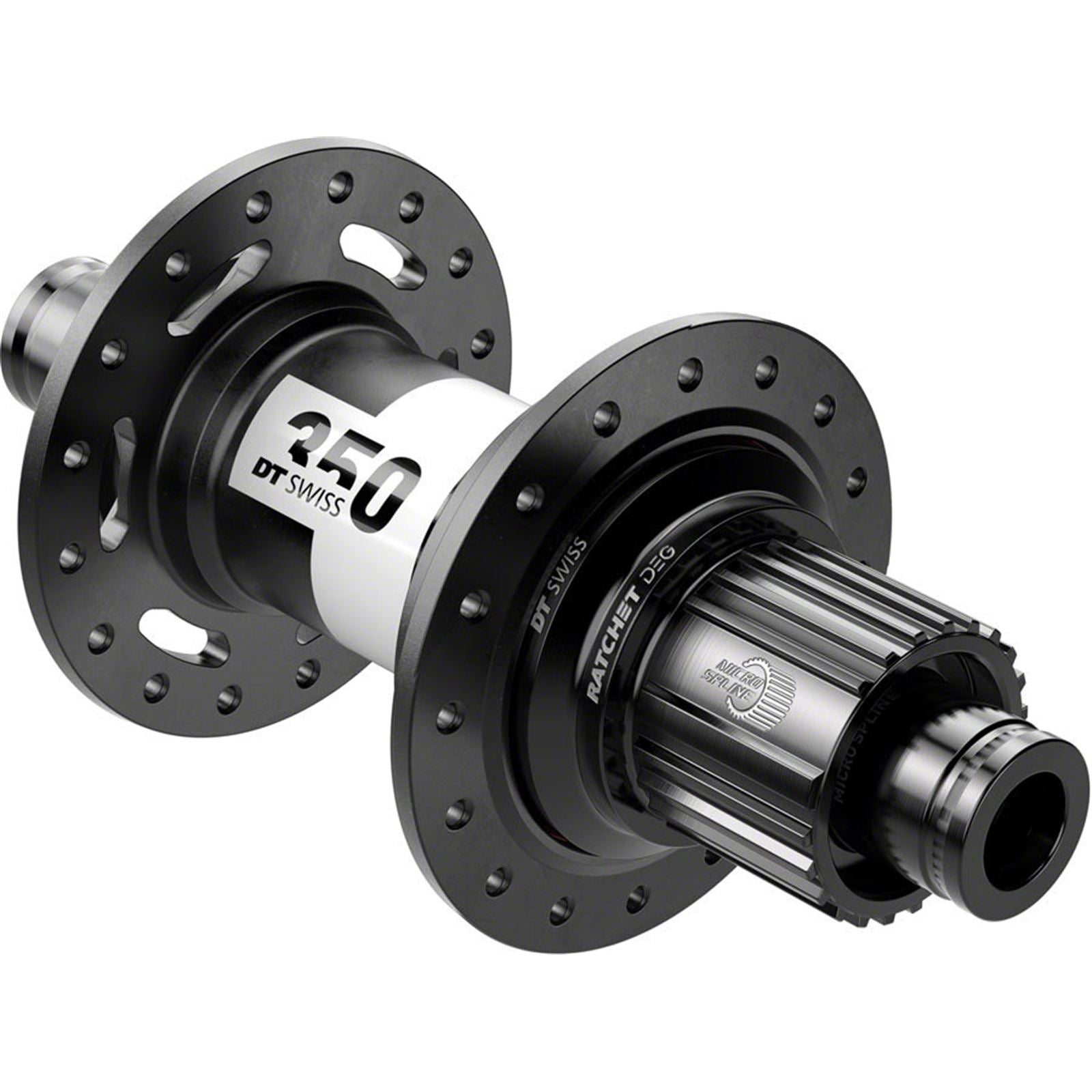DT Swiss 350 DEG Rear Hub 12 x 148mm, Center-Lock Black, 32H, 72pt [MPN: H350TCD2R32SA5242S]_1925126