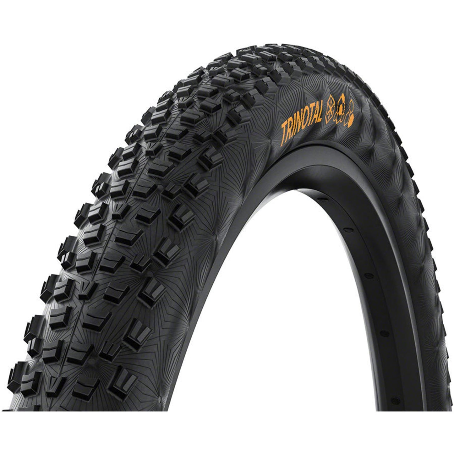 Continental Tire - Bicycle Trinotal Tire - 26 x 2.20, Tubeless, Folding, Black, Grip [MPN: 01507810000]_2102042