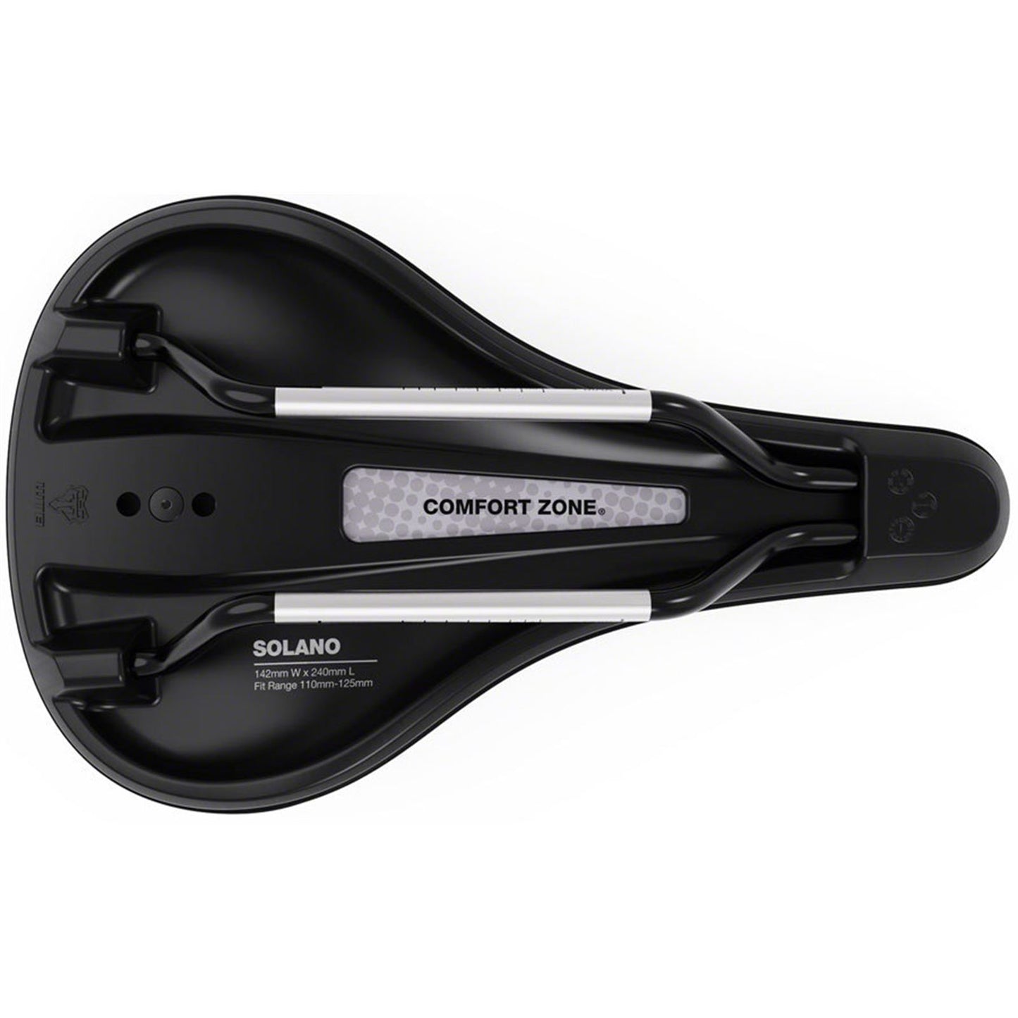 WTB Solano Saddle - Chromoly, Black, Medium, Fusion Form [MPN: W065-0736]_2101737