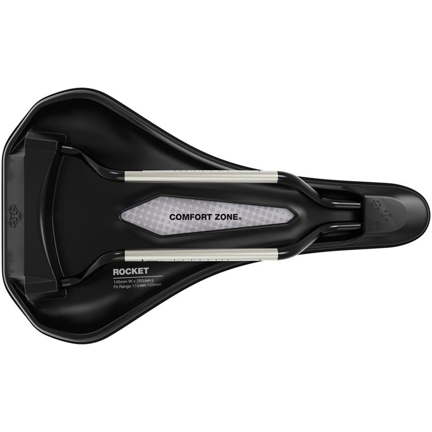 WTB Rocket Saddle - Titanium, Black, Medium, Fusion Form [MPN: W065-0741]_2101807