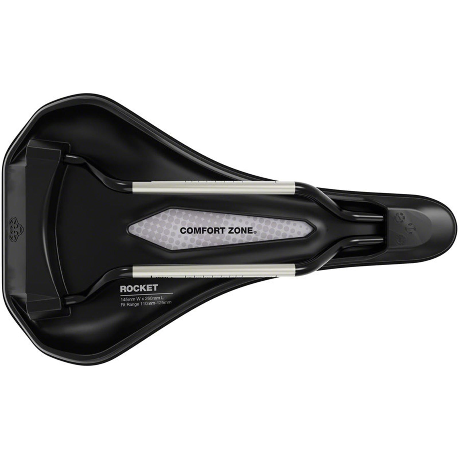 WTB Rocket Saddle - Titanium, Black, Medium, Fusion Form [MPN: W065-0741]_2101807