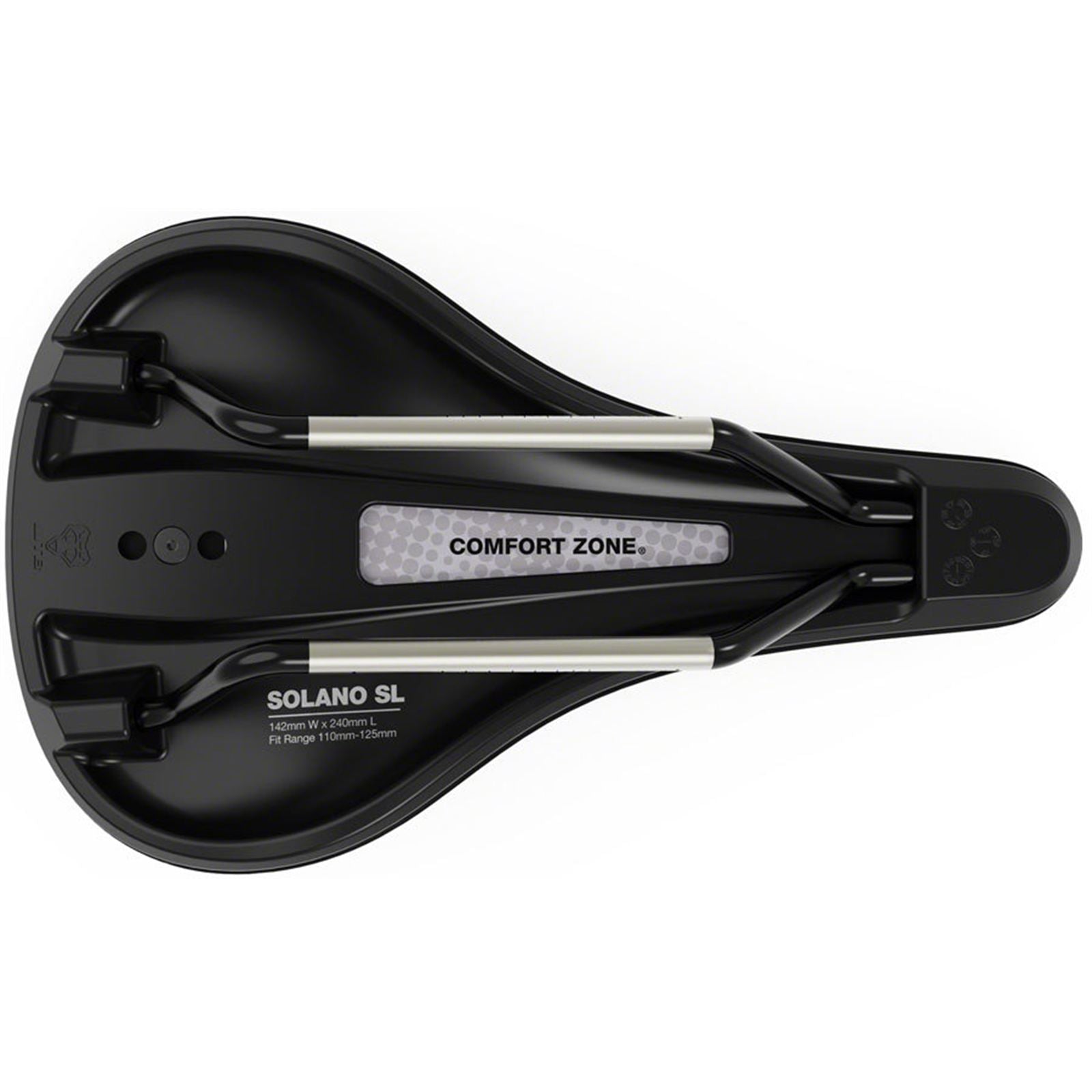 WTB Solano SL Saddle - Titanium, Black, Wide, Fusion Form [MPN: W065-0727]_2101729