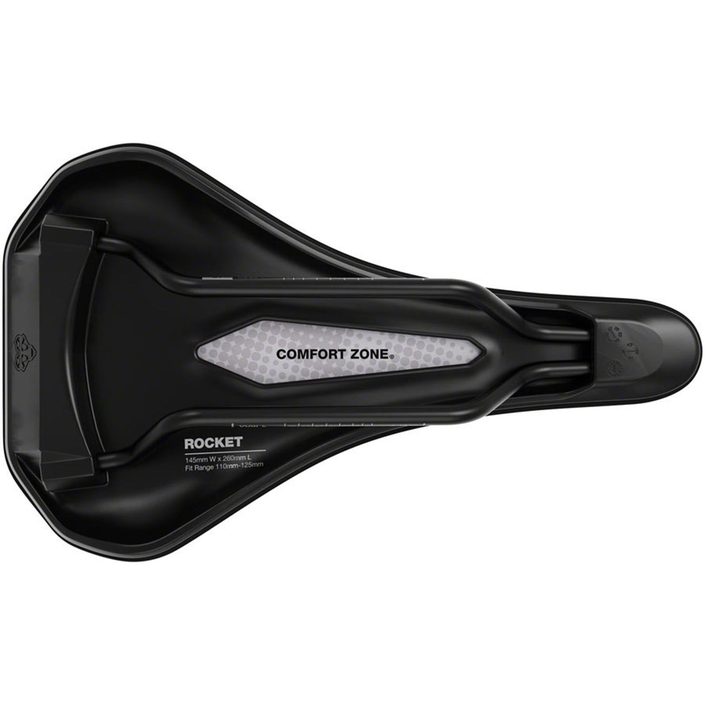 WTB Rocket Saddle - Steel, Black, Medium, Fusion Form [MPN: W065-0744]_2101797