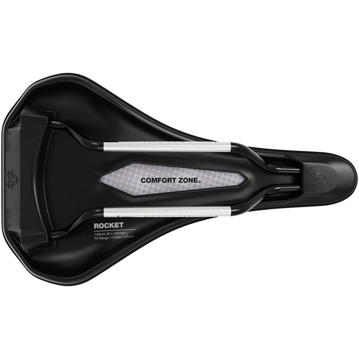 WTB Rocket Saddle - Chromoly, Black, Medium, Fusion Form [MPN: W065-0743]_2101815