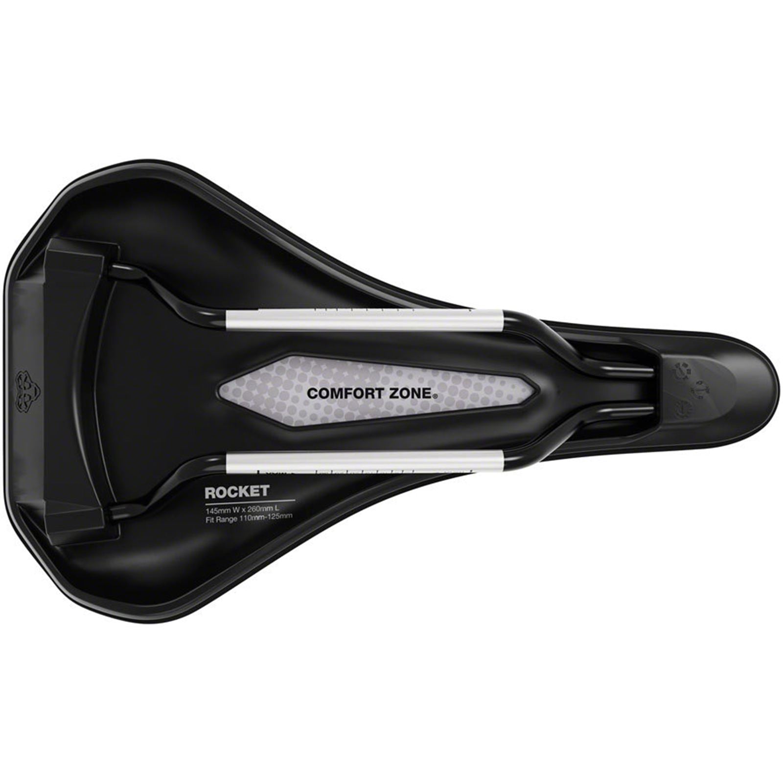 WTB Rocket Saddle - Chromoly, Black, Medium, Fusion Form [MPN: W065-0743]_2101815