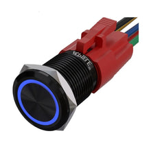 Birdie Pro Black Angel Ring LED Latching/Momentary Switch 12v_1732109