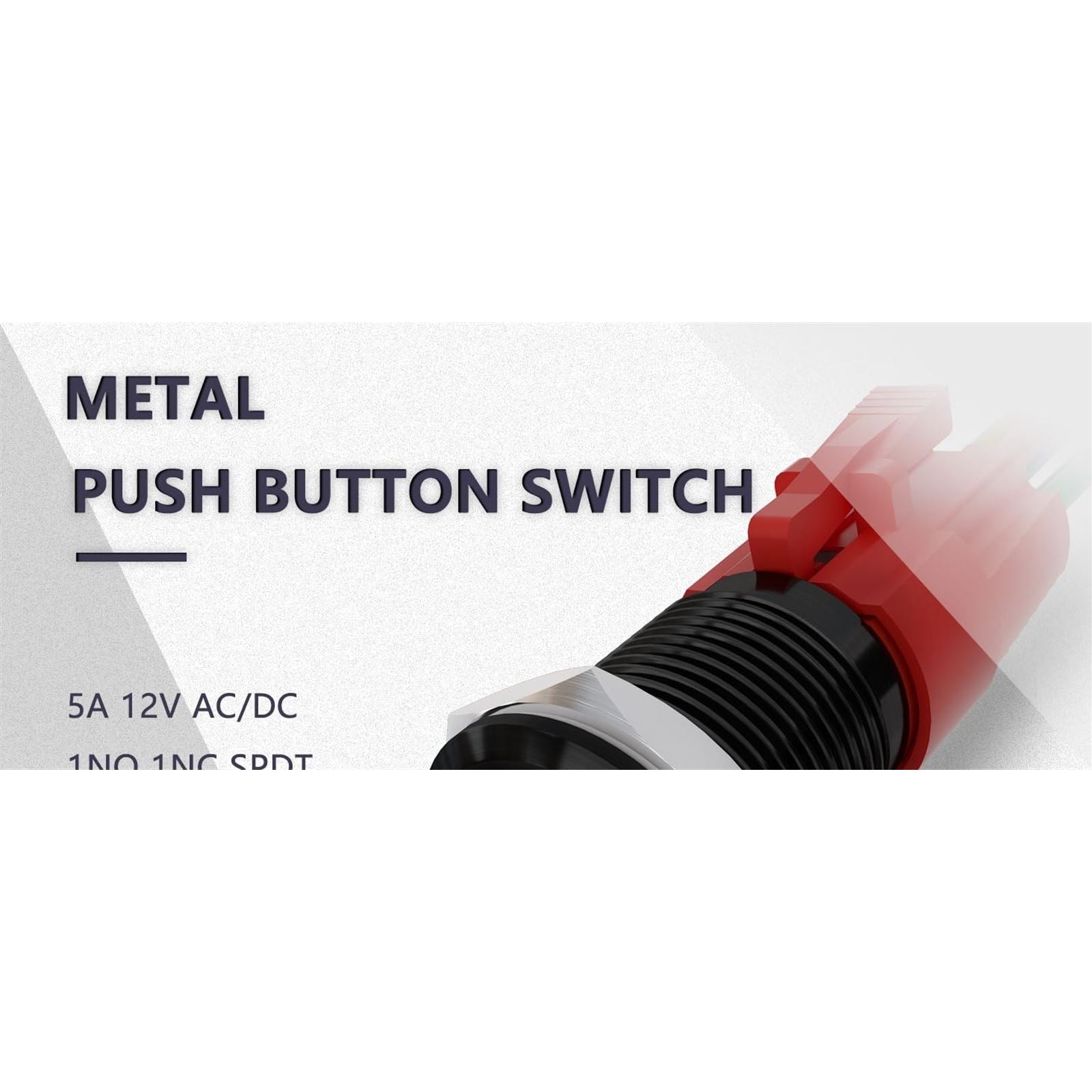 Birdie Pro Black Angel Ring LED Latching/Momentary Switch 12v_1733571