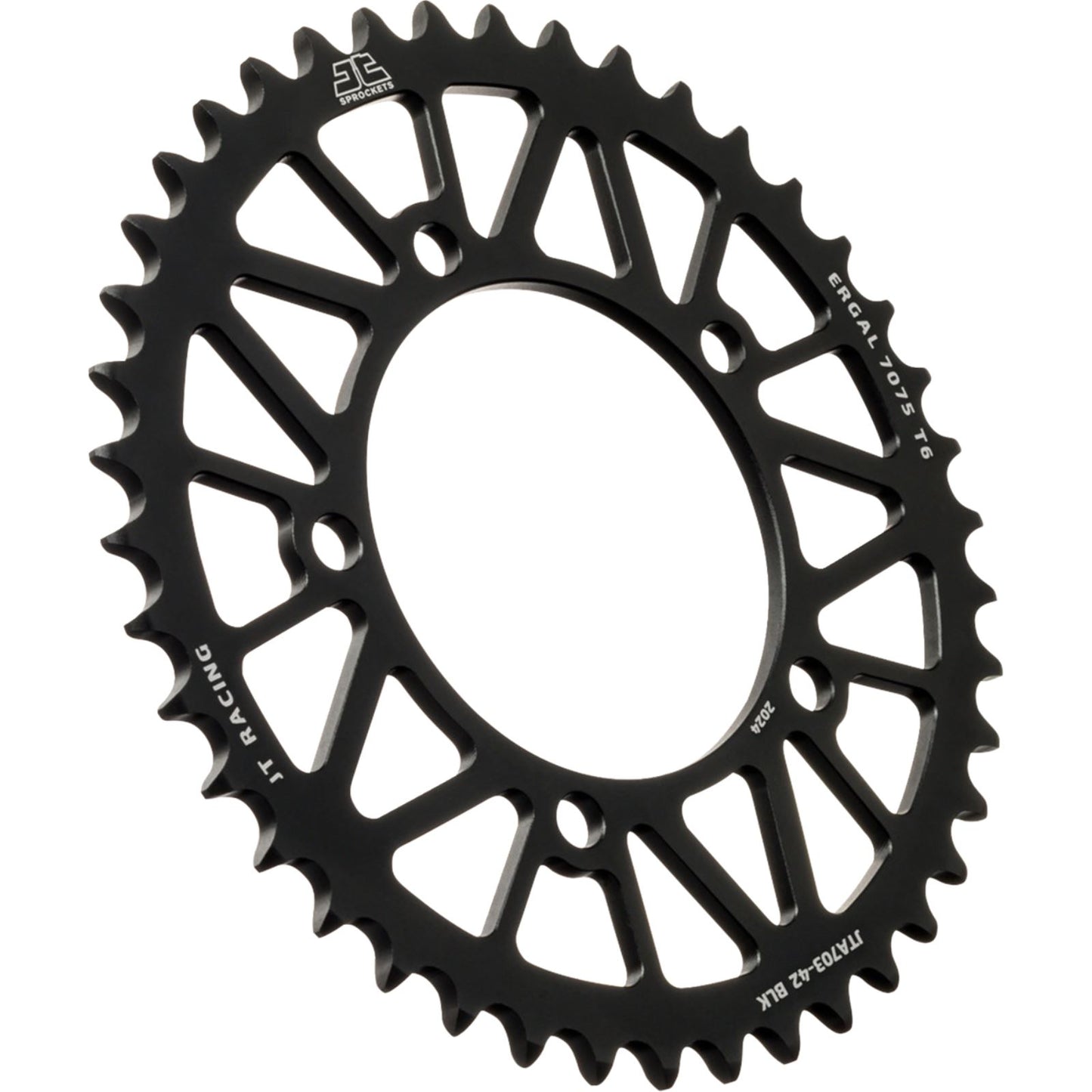 JT Sprockets Rear Sprocket - Aluminum - 42 Tooth - Black - For Aprilia JTA703.42BLK_1733929