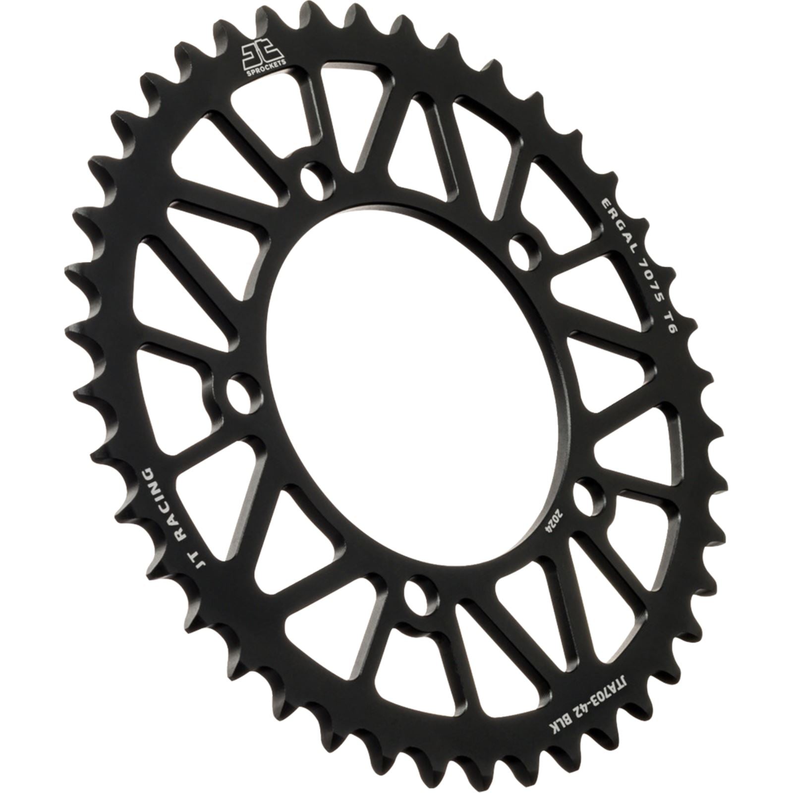 JT Sprockets Rear Sprocket - Aluminum - 42 Tooth - Black - For Aprilia JTA703.42BLK_1733929